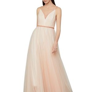 Bcbgmaxazria Tulle A Line Gown